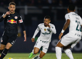 Líder Palmeiras arranca empate diante do Bragantino