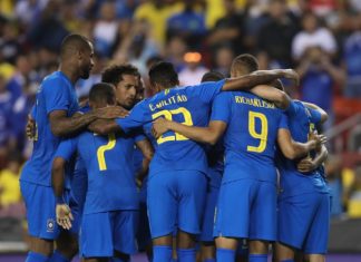Brasil vence por 5 a 0 em jogo inspirado do atacante Richarlison