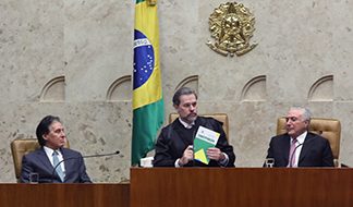 Toffoli toma posse na presidência do STF e ficará no cargo até 2020