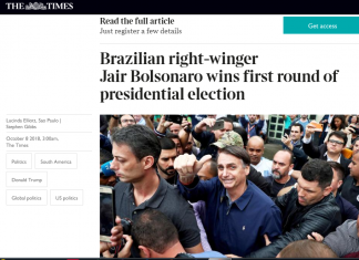 Veja o que a imprensa internacional falou sobre as eleições brasileiras
