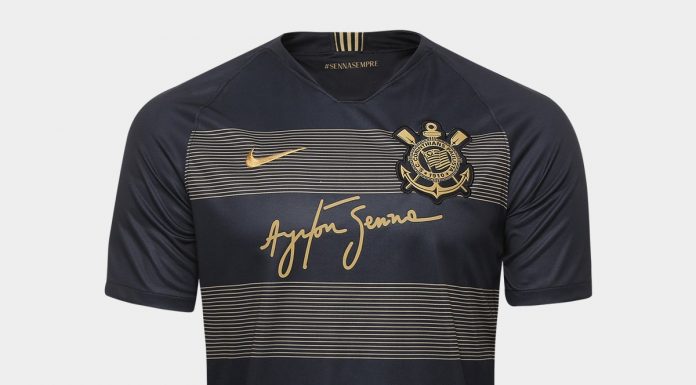 Nike e Corinthians homenageiam Ayrton Senna em terceiro uniforme