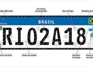 Contran adia para julho de 2019 novo modelo de placas do Mercosul