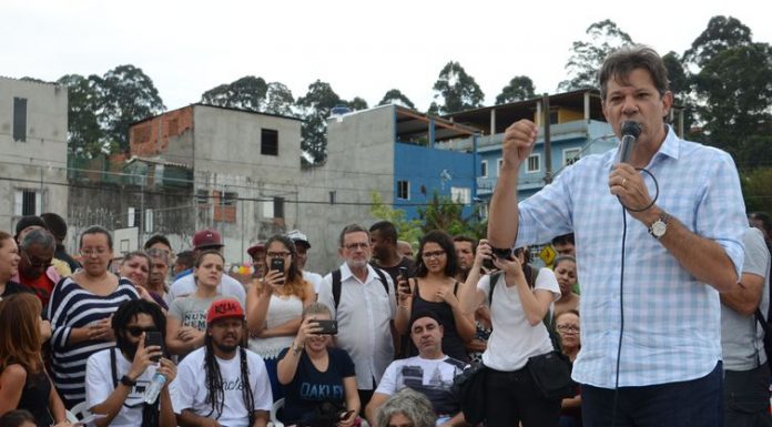 Haddad visita Cohab em SP e promete construir 500 mil casas por ano