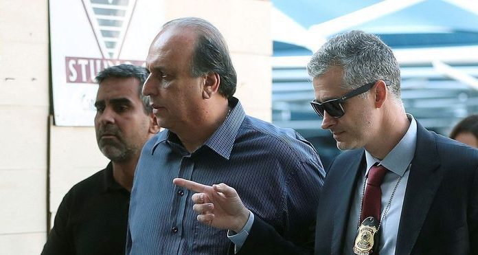 Governador foi preso: Pezão é levado para prédio da PF no centro do Rio