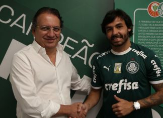 Palmeiras anuncia a chegada do meia-atacante Ricardo Goulart