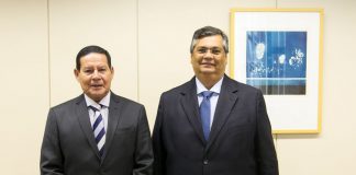 Mourão recebe governador do Maranhão