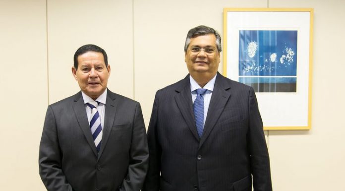 Mourão recebe governador do Maranhão