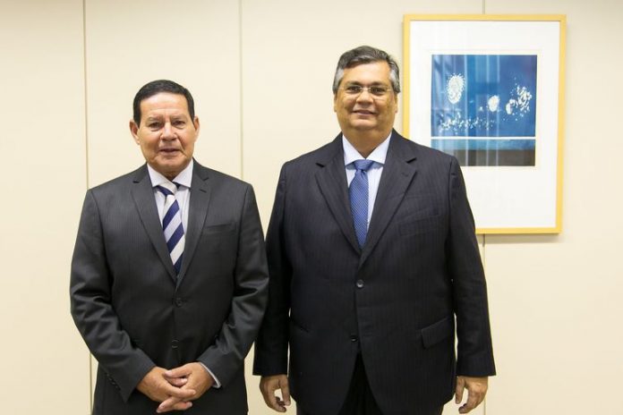 Mourão recebe governador do Maranhão