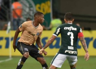 Em clássico movimentado, Palmeiras e Santos ficam no empate sem gols