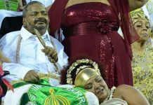 Presença de Arlindo Cruz no desfile da X9 marca 1º dia do carnaval