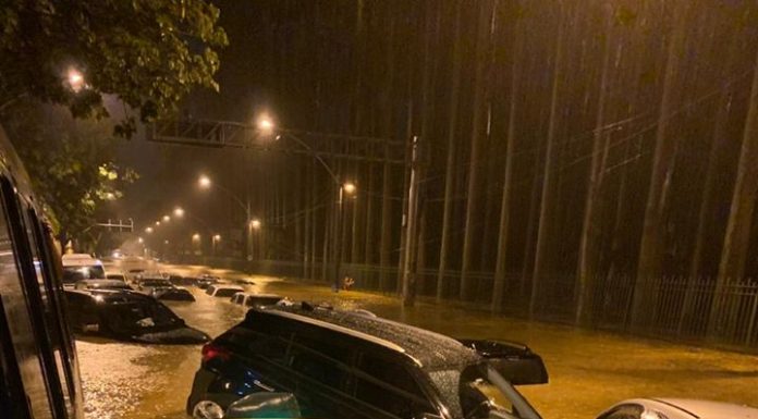 Efeitos de temporal levam dois municípios do Rio a decretar emergência Foto: Reprodução/ Facebook