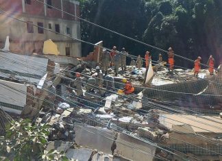 Desabamento de prédios deixa pelo menos dois mortos no Rio