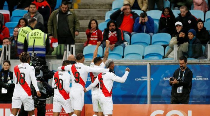 Peru vence Chile e faz final da Copa América com Brasil