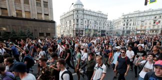 Protesto político em Moscou tem mais de 500 pessoas detidas