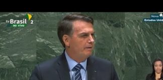 Presidente Bolsonaro discursa na Assembleia Geral da ONU
