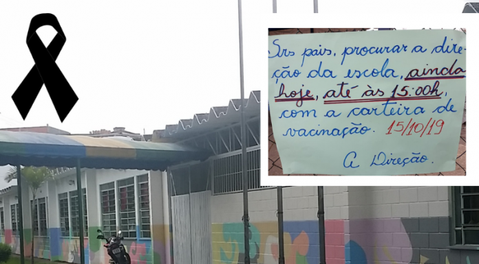 Aluno jandirense falece com suspeita de meningite e escola convoca todos os pais