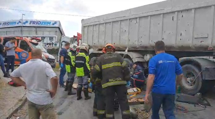 Acidente grave na Via João de Góes, em Jandira – VÍDEO