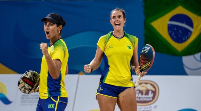Beach tennis do Brasil é prata nos Jogos Mundiais de Praia