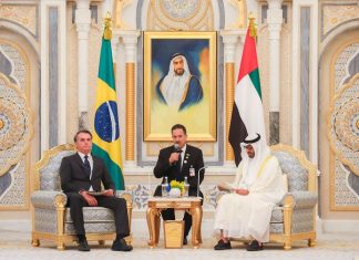Bolsonaro se reúne com empresários e autoridades dos Emirados Árabes