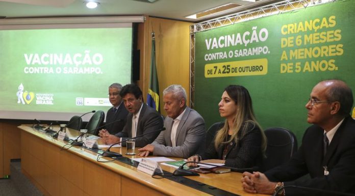 Na próxima segunda-feira (07) começa a Campanha Nacional de Vacinação contra o Sarampo
