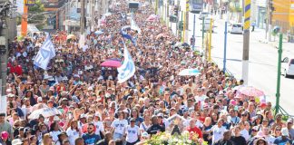 Rogério Lins participa da 3ª Caminhada do Exército Azul
