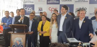 Governador Doria inaugura Fatec Santana de Parnaíba ao lado do Prefeito Elvis e do deputado Cezar