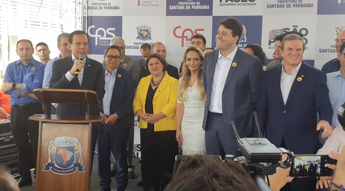 Governador Doria inaugura Fatec Santana de Parnaíba ao lado do Prefeito Elvis e do deputado Cezar
