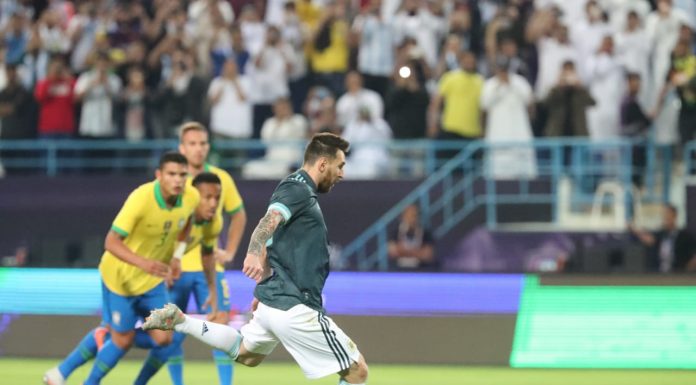 Messi marca e garante vitória da Argentina sobre o Brasil