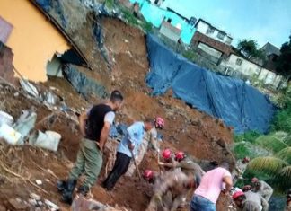 Polícia investiga se rompimento de canos causou deslizamento no Recife