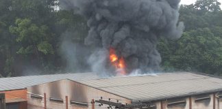 INCÊNDIO EM INDÚSTRIA QUÍMICA DE JANDIRA