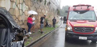 ACIDENTE NA VIA JOÃO DE GOES, EM JANDIRA