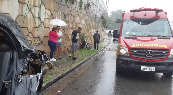 ACIDENTE NA VIA JOÃO DE GOES, EM JANDIRA