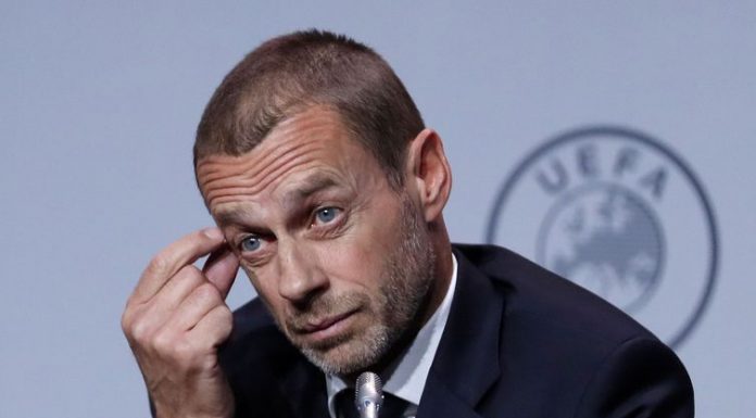 Presidente da Uefa: temporada terminará mesmo com portões fechados
