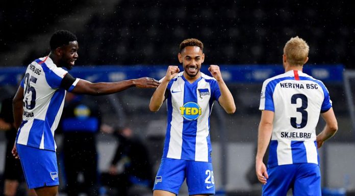 Com gol de brasileiro, Hertha goleia no Campeonato Alemão