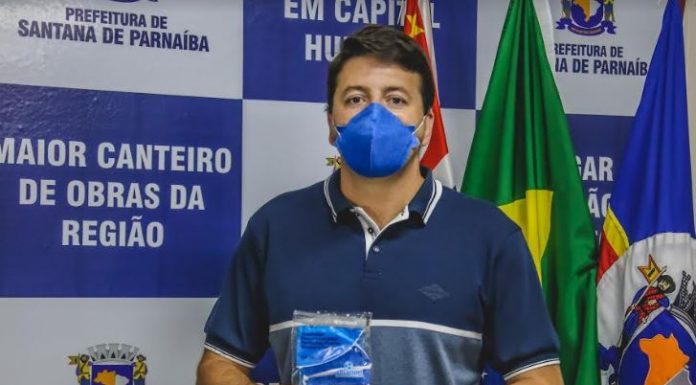 Entrega de máscaras realizadas pela Prefeitura de Santana de Parnaíba beneficia mais de 80 mil pessoas