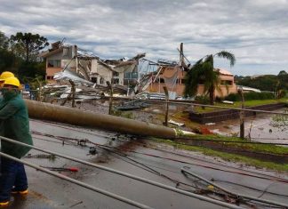 Novo ciclone deixa estragos no Rio Grande do Sul