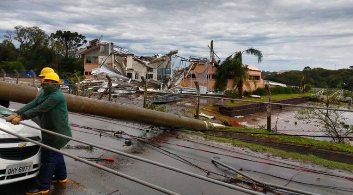 Novo ciclone deixa estragos no Rio Grande do Sul