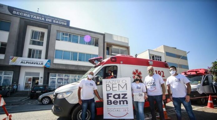 Prefeitura de Santana de Parnaíba recebe ambulâncias da empresa JBS