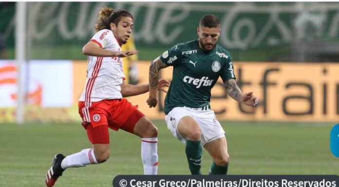 Palmeiras e Inter empatam com pênalti polêmico marcado com VAR