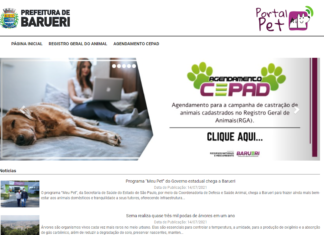 Barueri lança o Portal Pet para tutores de animais