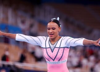Rebeca Andrade conquista ouro para o Brasil na ginástica artística