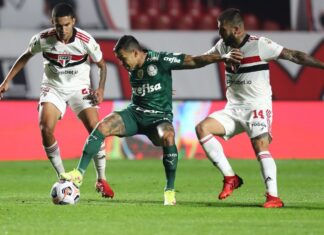 São Paulo e Palmeiras ficam no 1 a 1 pela Libertadores