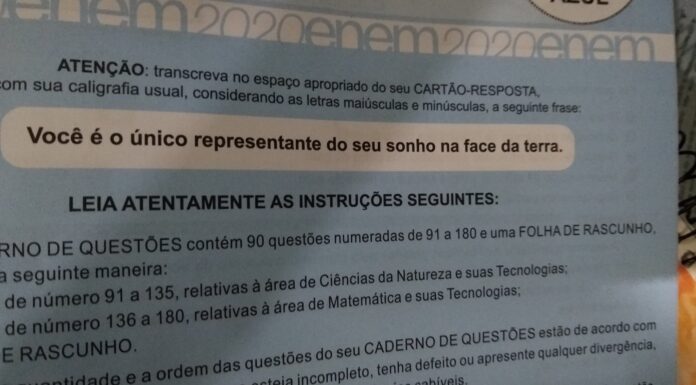 Inep divulga gabarito oficial do Enem 2020 nesta quarta-feira
