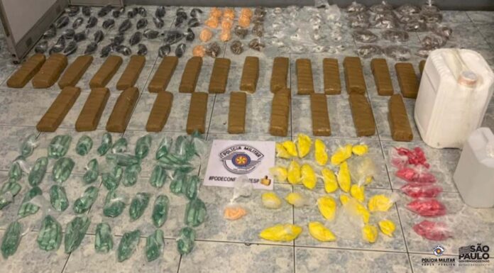 PM de Barueri apreende mais de 30kgs de drogas após perseguição