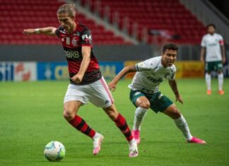Flamengo vence o Palmeiras e ainda sonha com o bicampeonato no Brasileirão
