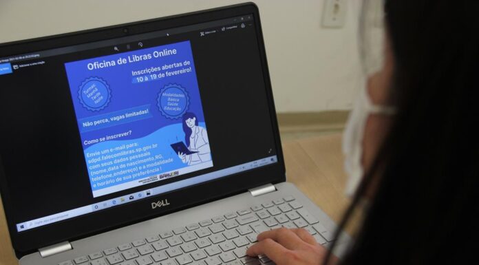 Prefeitura de Barueri abre oficina de libras on-line para o primeiro semestre de 2021