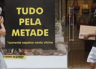 Confiança dos empresários do comércio cai 1,5%