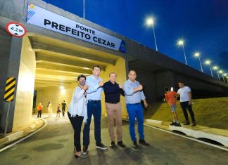 Prefeitura de Santana de Parnaíba inaugura ponte sobre o rio Tietê