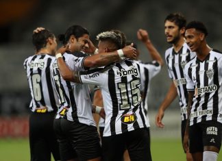 Na estreia de Hulk, Atlético goleia Uberlândia e vira líder do Mineiro