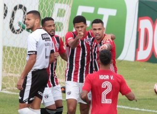 São Paulo goleia Inter de Limeira na primeira vitória com Crespo